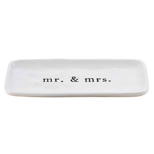 Mud Pie Mr. & Mrs. Everything Dish