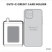 Chala Cute-C Credit Card Holder/Wallet Wristlet - Cat