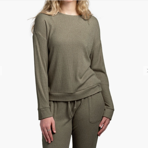 Hello Mello Cuddleblend Sweater Morning Matcha