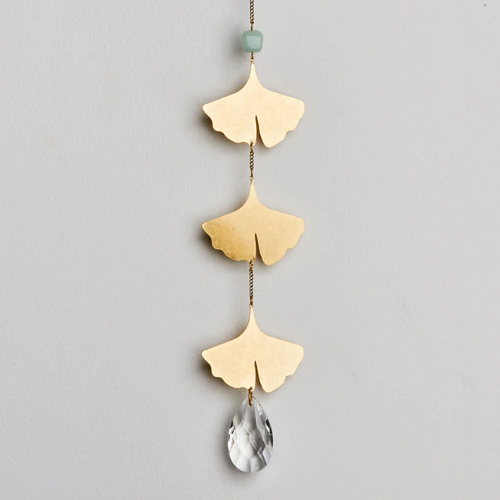 Scout Suncatchers Botanical Leaf/ Amazonite