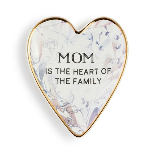 Demdaco Mom Art Heart Trinket Dish
