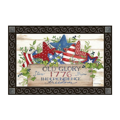 Studio M Old Glory Patriotic Stars Matmate