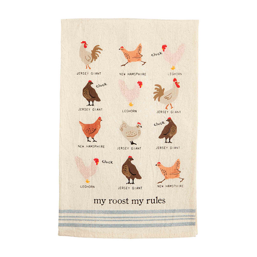 My Roost Farm Animal Dish Towel