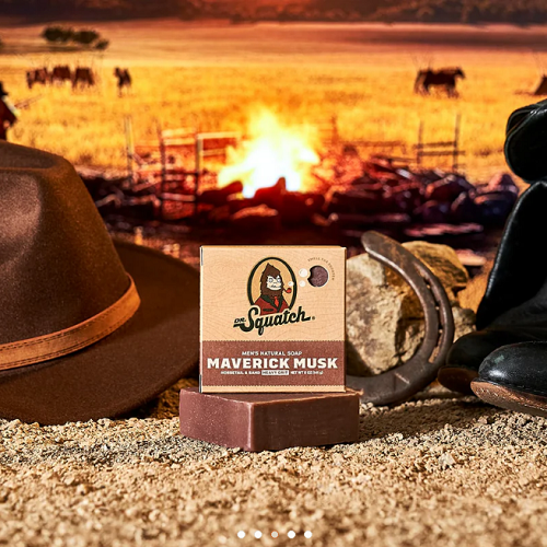 Dr. Squatch Maverick Musk Bar Soap