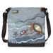 Chala Canvas Crossbody Turtles Indigo