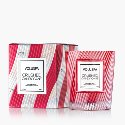 Voluspa Crushed Candy Cane Classic Candle