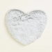 Warmies Marshmallow Gray Heart Pillow