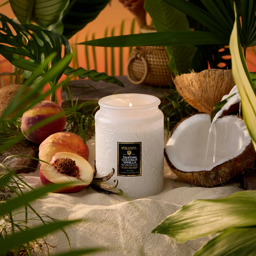 Voluspa Tahitian Coconut Large Jar Candle