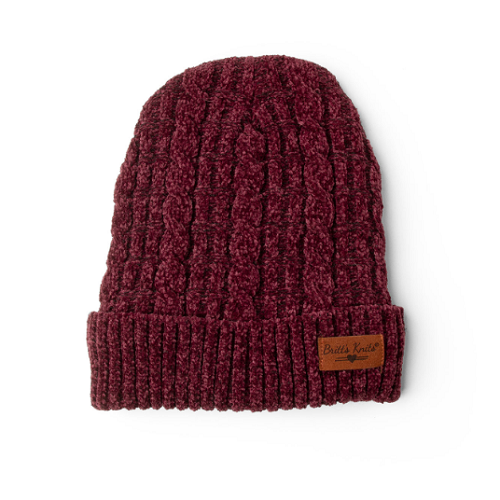 Britt's Knits Beyond Soft Hat Wine