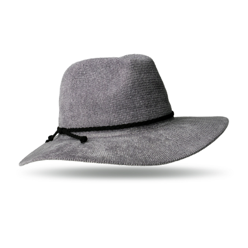 Getaway Folding Panama Hat Gray