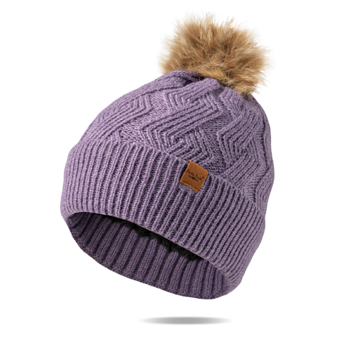 Mainstay Pom Hat Purple