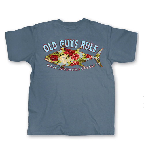 Old Guys Rule Aloha Tuna T-Shirt