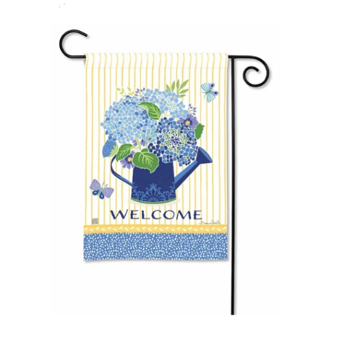 Hydrangea Blue Garden Flag