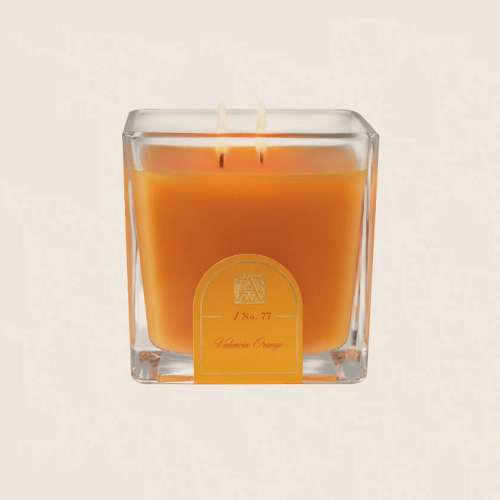 Aromatique Valencia Orange Cube Candle 12 oz.