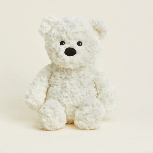 Warmies Cream Curly Bear