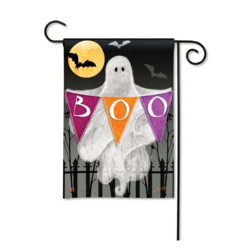 Halloween Ghost Garden Flag