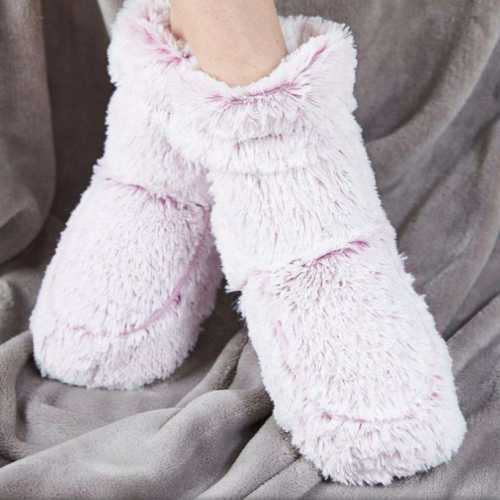 Warmies Marshmallow Pink Boots