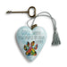 Demdaco Paw Prints Art Heart