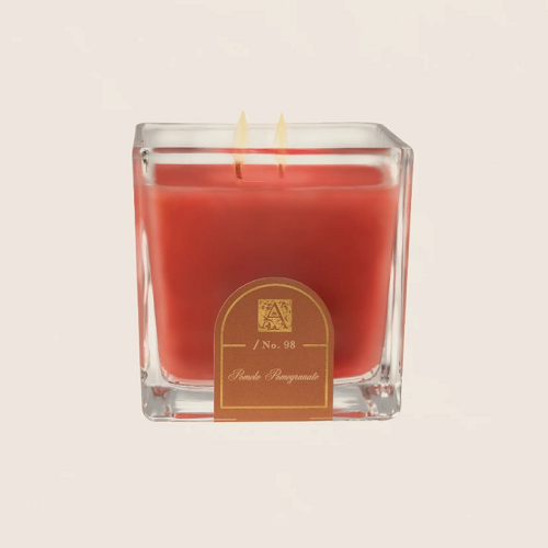 Aromatique Pomelo Pomegranate Cube Candle 12 oz.