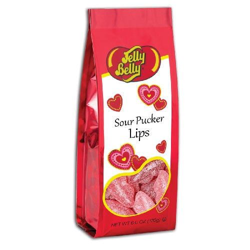 Jelly Belly Sour Pucker Lips Gift Bag