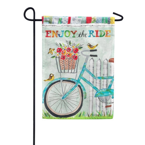 Enjoy the Ride Garden Flag