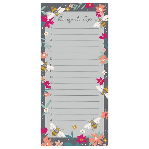 Long Magnetic Notepad Bee