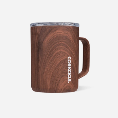 Corkcicle Walnut Wood 16 oz. Mug
